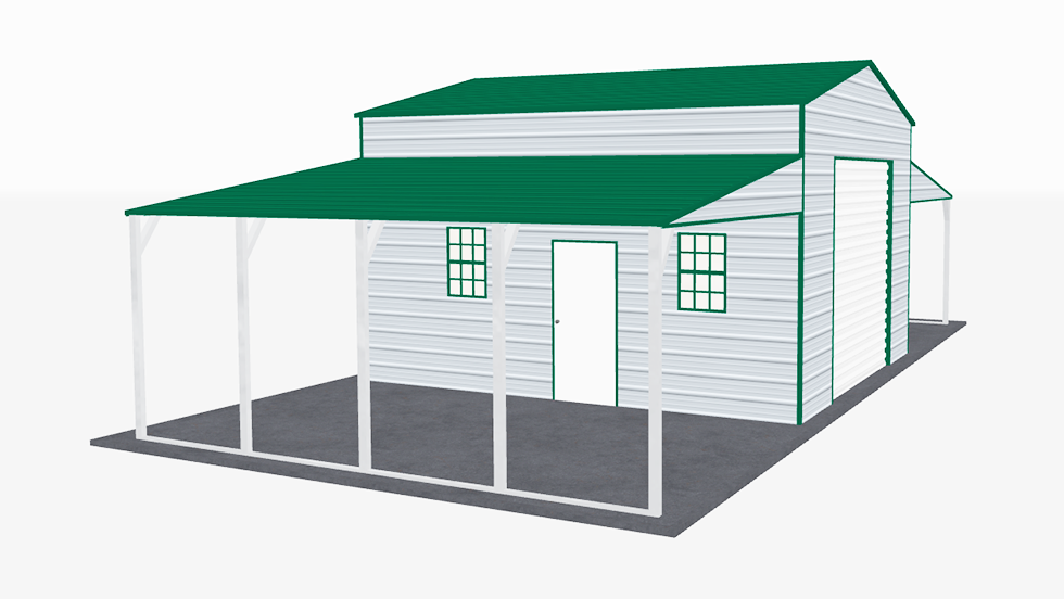 18x21_a-frame_roof_step_down_barns_left