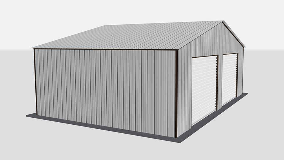 30x21 All Vertical Style Garage 30x21_all_vertical_style_garage_left