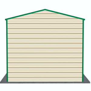 12x26 A-Frame Roof Garage view 3