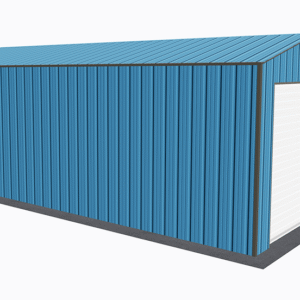 12x26 All Vertical Style Garage view 1