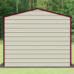 12x31 A-Frame Roof Garage view 3