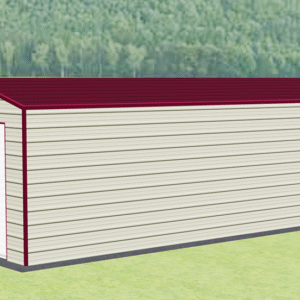 12x31 A-Frame Roof Garage view 4
