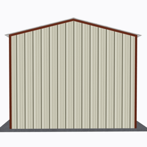 12x31 All Vertical Style Garage view 3