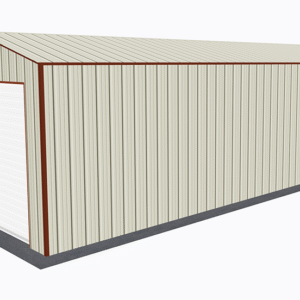 12x31 All Vertical Style Garage view 4