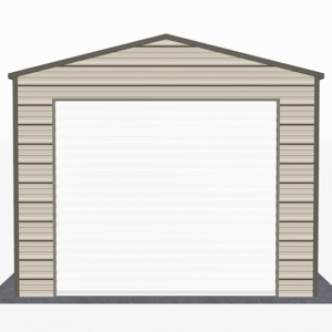 12x36 A-Frame Roof Garage view 2