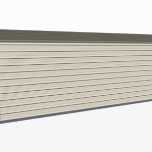 12x36 A-Frame Roof Garage view 4