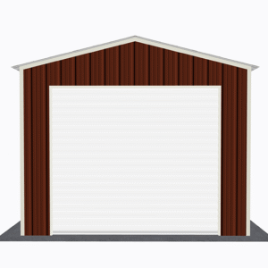 12x36 All Vertical Style Garage view 2