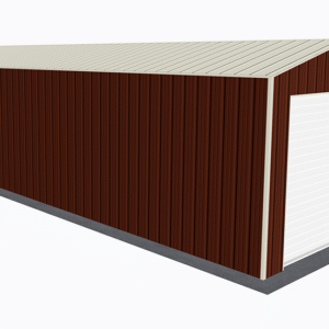 12x36 All Vertical Style Garage view 1