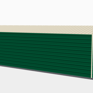 12x36 Residential Style Garage view 1