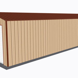12x41 All Vertical Style Garage view 4