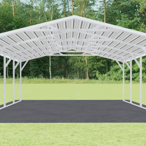 18x20 A-Frame Roof Carport view 3