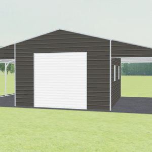 42x21 A-Frame Roof Continuous Barns view 2