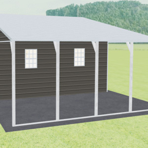 42x21 A-Frame Roof Continuous Barns view 4