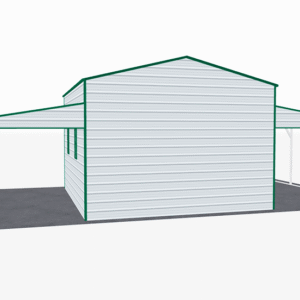42x21 A-Frame Roof Step Down Barns view 3