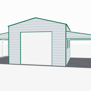 42x21 A-Frame Roof Step Down Barns view 2