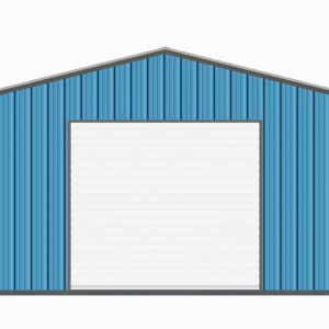 18x21 All Vertical Style Garage view 2