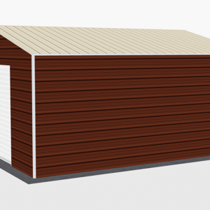 18x21 Residential Style Garage view 4