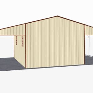 42x21 Vertical Roof Continuous Barns view 3