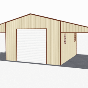 42x21 Vertical Roof Continuous Barns view 2