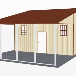 42x21 Vertical Roof Continuous Barns view 1