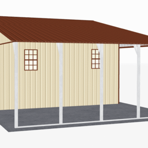 42x21 Vertical Roof Continuous Barns view 4