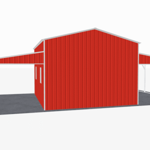 42x21 Vertical Roof Step Down Barns view 3