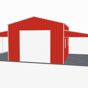 42x21 Vertical Roof Step Down Barns view 2