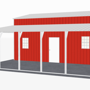 42x21 Vertical Roof Step Down Barns view 1