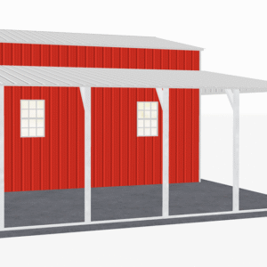 42x21 Vertical Roof Step Down Barns view 4