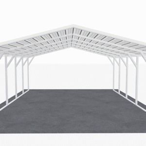 18x26 A-Frame Roof Carport view 2