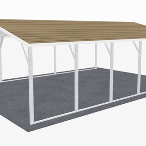 18x26 A-Frame Roof Carport view 4