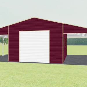 42x26 A-Frame Roof Continuous Barns view 2