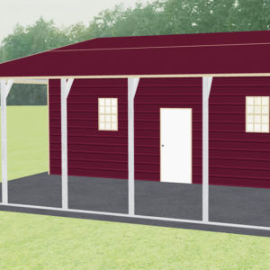 42x26 A-Frame Roof Continuous Barns view 1