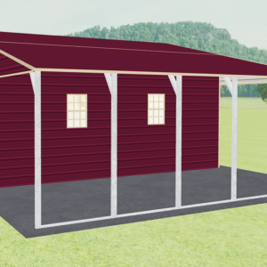42x26 A-Frame Roof Continuous Barns view 4