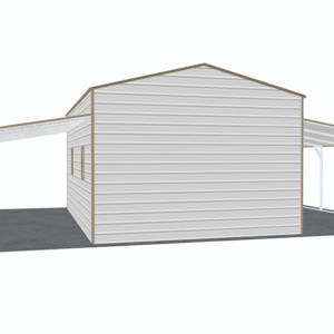 42x26 A-Frame Roof Step Down Barns view 3