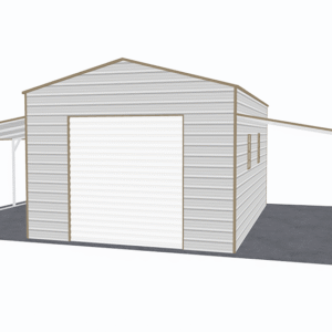 42x26 A-Frame Roof Step Down Barns view 2