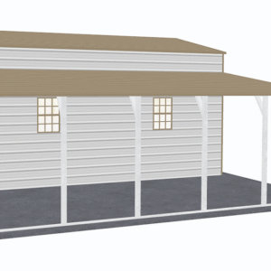 42x26 A-Frame Roof Step Down Barns view 4
