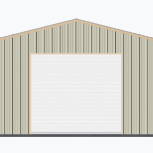 18x26 All Vertical Style Garage view 2