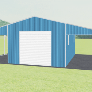 42x26 Vertical Roof Continuous Barns view 2