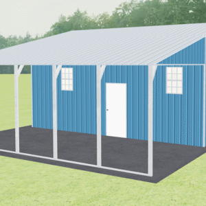 42x26 Vertical Roof Continuous Barns view 1