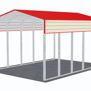 18x26 Vertical Roof RV Cover view 4