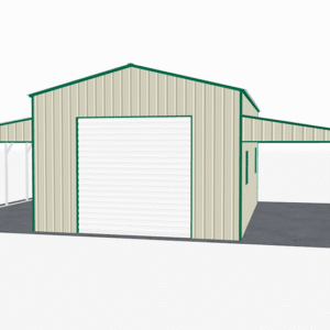 42x26 Vertical Roof Step Down Barns view 2