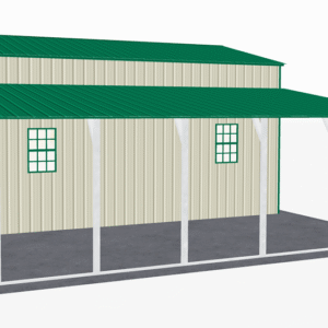 42x26 Vertical Roof Step Down Barns view 4