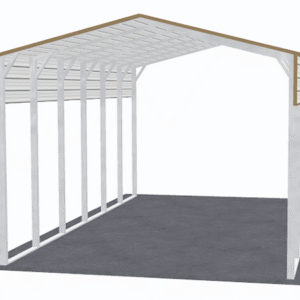 18x30 A-Frame Roof RV Cover view 2