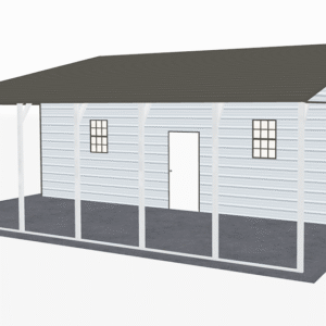 42x31 A-Frame Roof Continuous Barns view 1