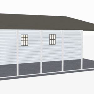 42x31 A-Frame Roof Continuous Barns view 4