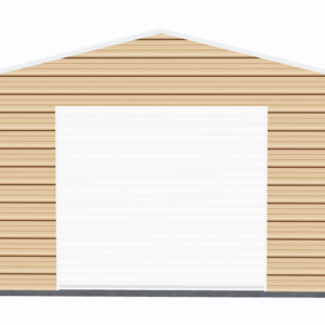 18x31 A-Frame Roof Garage view 2