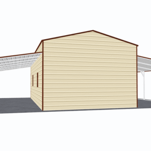 42x31 A-Frame Roof Step Down Barns view 3