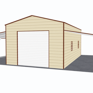 42x31 A-Frame Roof Step Down Barns view 2