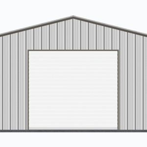 18x31 All Vertical Style Garage view 2